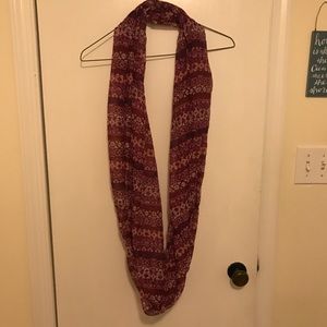 Printed infinity scarf